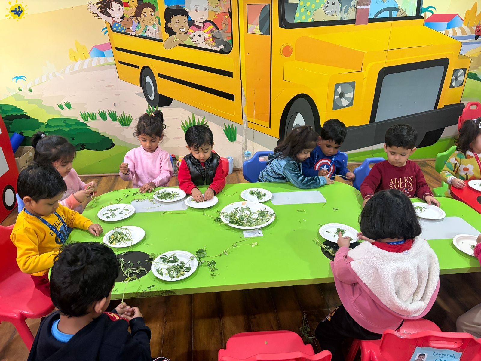 Plucking of Fenugreek activity