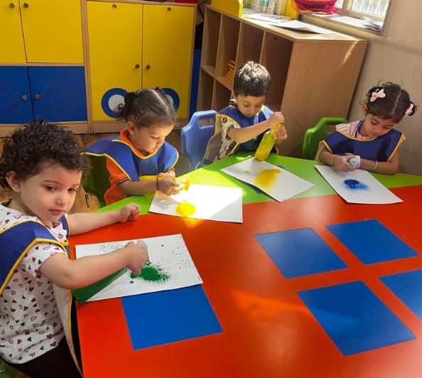 Spray painting activity